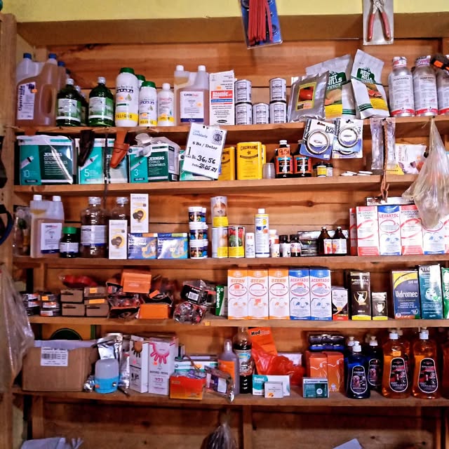 Anaquel de medicina veterinaria